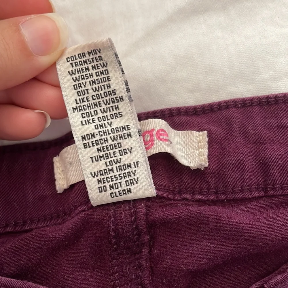 Refuge Maroon jeggings - Picture 6 of 9